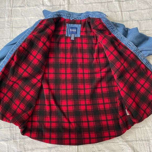 Basic Editions men XL cotton blend button up midweight denim jacket - Picture 7 of 11